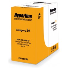 Кабель Hyperline SFUTP4-C5E-S24-IN-PVC-GY-305