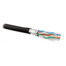 Кабель Hyperline UFTP4-C6A-S23-IN-PVC-BK-500