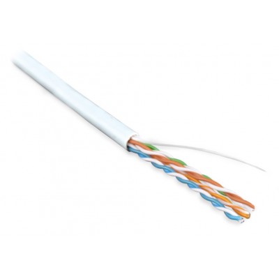 Кабель Hyperline UUTP4-C5E-S24-IN-PVC-WH-100