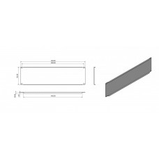 Фальш-панель Hyperline BPV-3-RAL7035