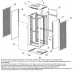 Шкаф напольный Hyperline TTB-3768-DD-RAL9004