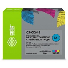 Картридж Cactus CS-CC643 (№121)