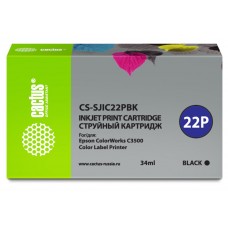 Картридж Cactus CS-SJIC22PBK (SJIC22P)