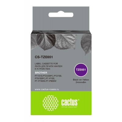 Картридж Cactus CS-TZE651