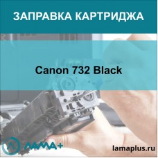 Заправка картриджа Canon 732 Black